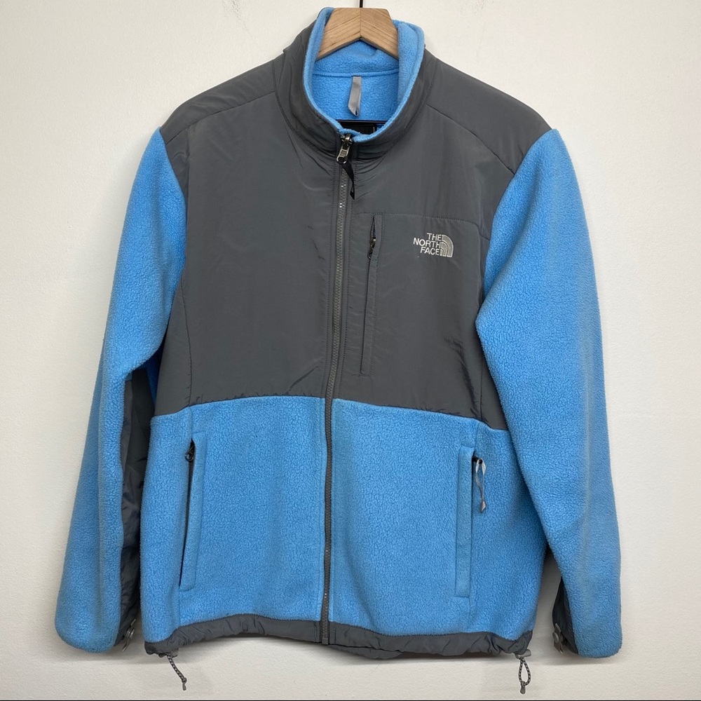 The North Face Blue and Gray Denali Jacket XL